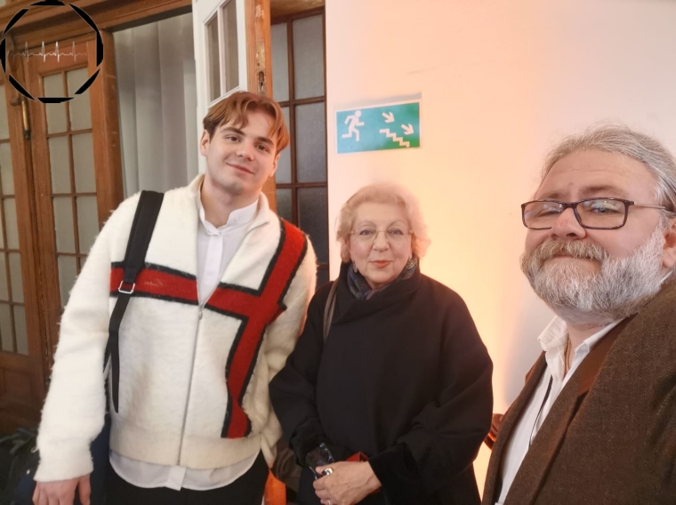 Olga Sitkovetsky Theodor Kaskiv na konkursie Wieniawskiego w Poznaniu i ja Olga Sitkovetsky Theodor Kaskiv na konkursie Wieniawskiego w Poznaniu i ja